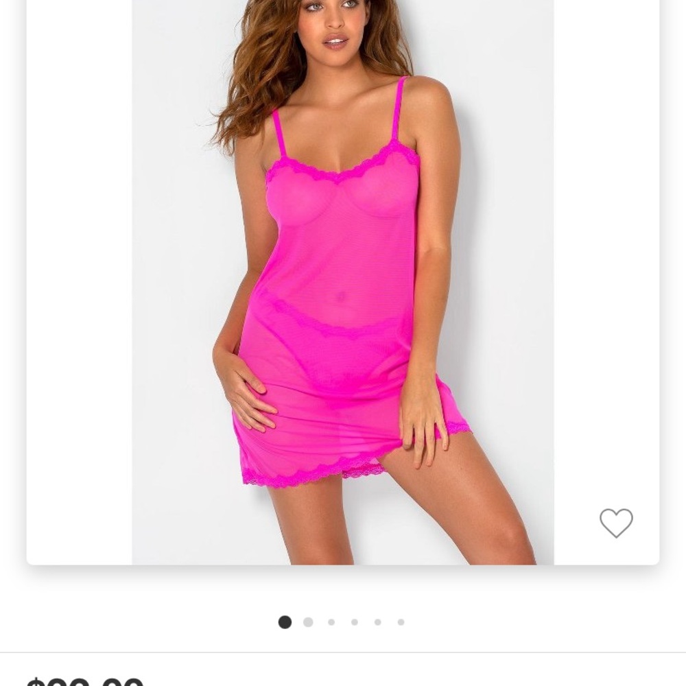Nwt hot pink negligee